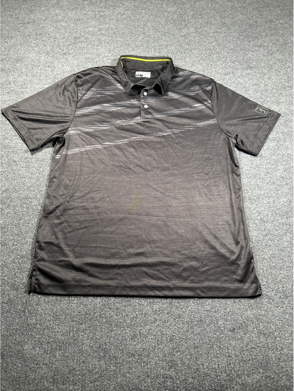 Pgatour Pro Series Black Polo Shirt Xl